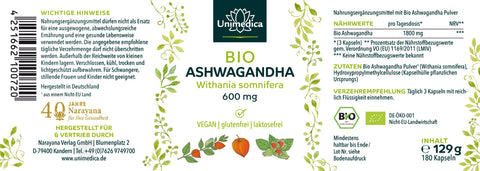 Bio Ashwagandha Unimedica