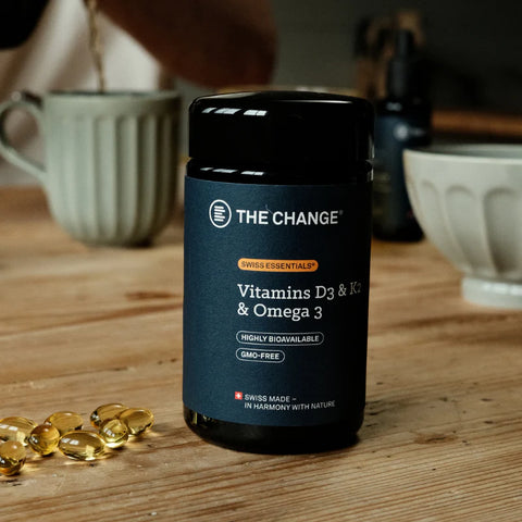 Vitamins D3 & K2 & Omega 3