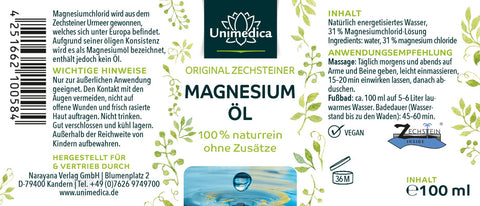 Magnesium Öl Spray Original Zechsteiner Unimedica