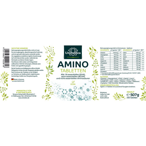 Amino Tabletten Unimedica