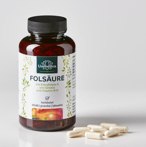 Folsäure mit Extrafolate S von Gnosis und Vitamin B12 Unimedica